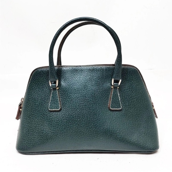 Authentic Prada Dark Green Mini Bag-Preowned - Picture 1 of 9
